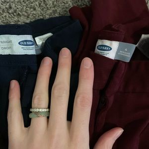 Straight old navy trousers